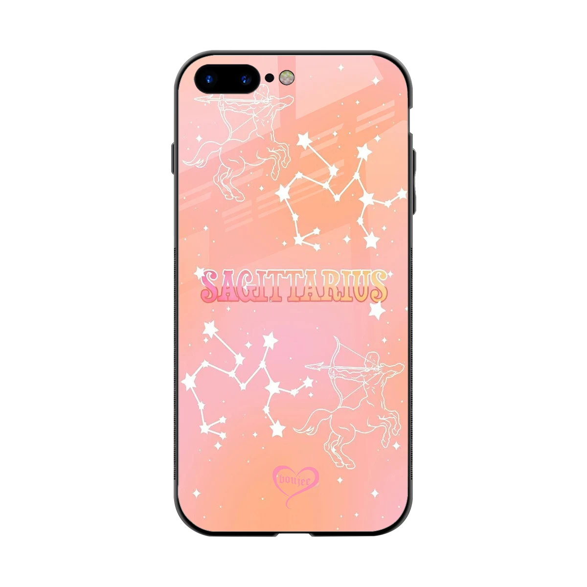 Sagittarius Aura back phone cover | glass case for iphone 8 plus