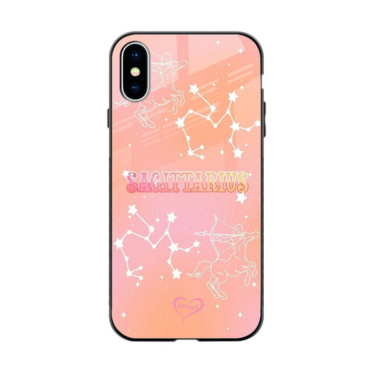 Sagittarius Aura back phone cover | glass case for iphone x