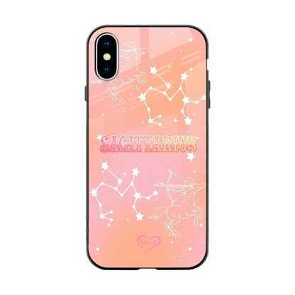 Sagittarius Aura back phone cover | glass case for iphone xs