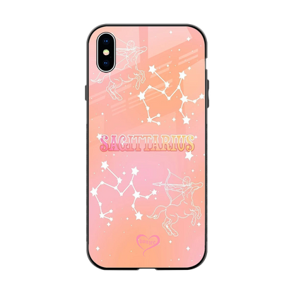 Sagittarius Aura back phone cover | glass case for iphone xs max