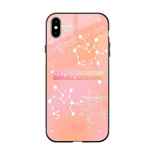 Sagittarius Aura back phone cover | glass case for iphone xs max