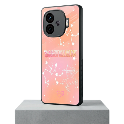 Sagittarius Aura iqoo neo 10r 5g mobile cover | shockproof glass phone case