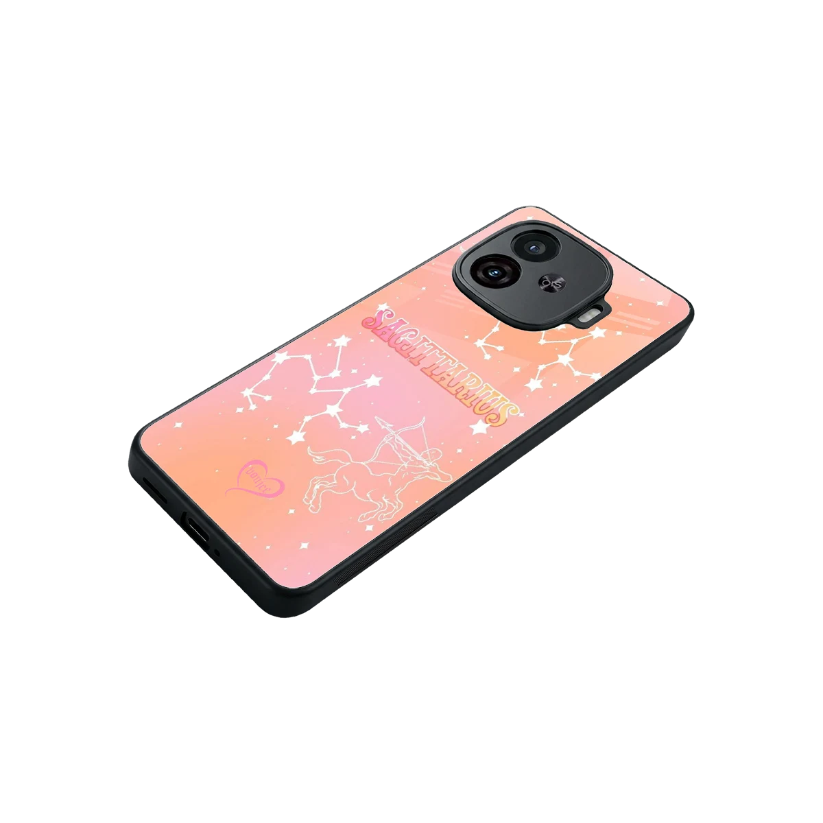 Sagittarius Aura stylish phone case for iqoo neo 10r 5g | glossy glass and slim fit