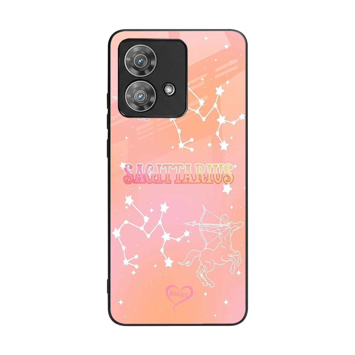 Sagittarius Aura back phone cover | glass case for motorola edge 40 neo 5g