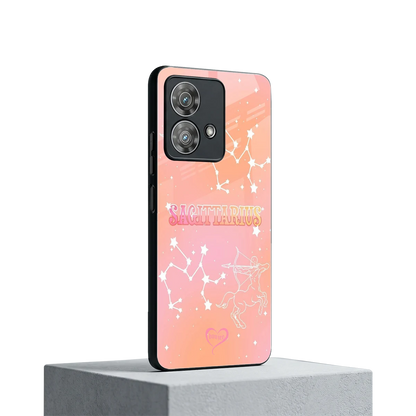 Sagittarius Aura motorola edge 40 neo 5g mobile cover | shockproof glass phone case