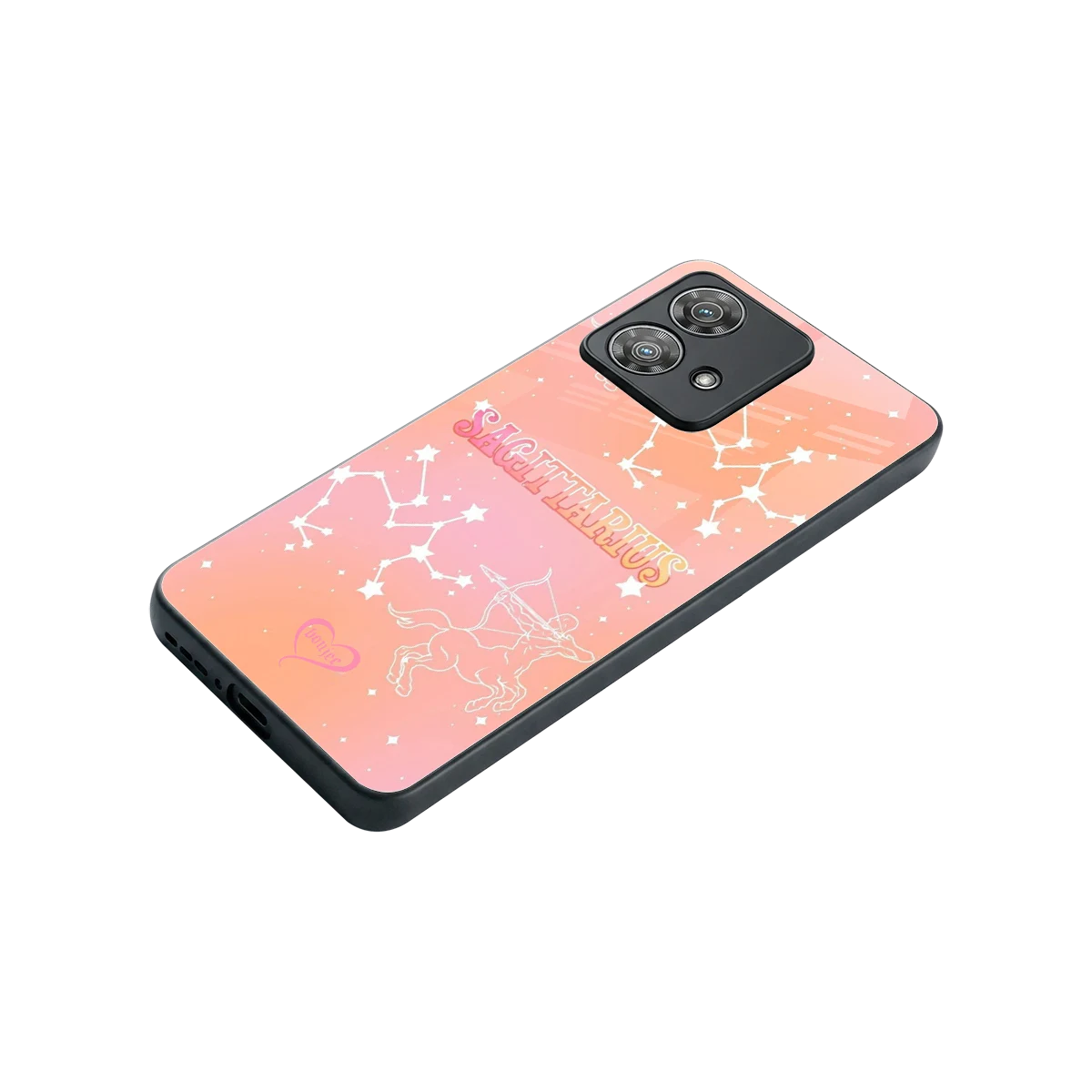 Sagittarius Aura stylish phone case for motorola edge 40 neo 5g | glossy glass and slim fit