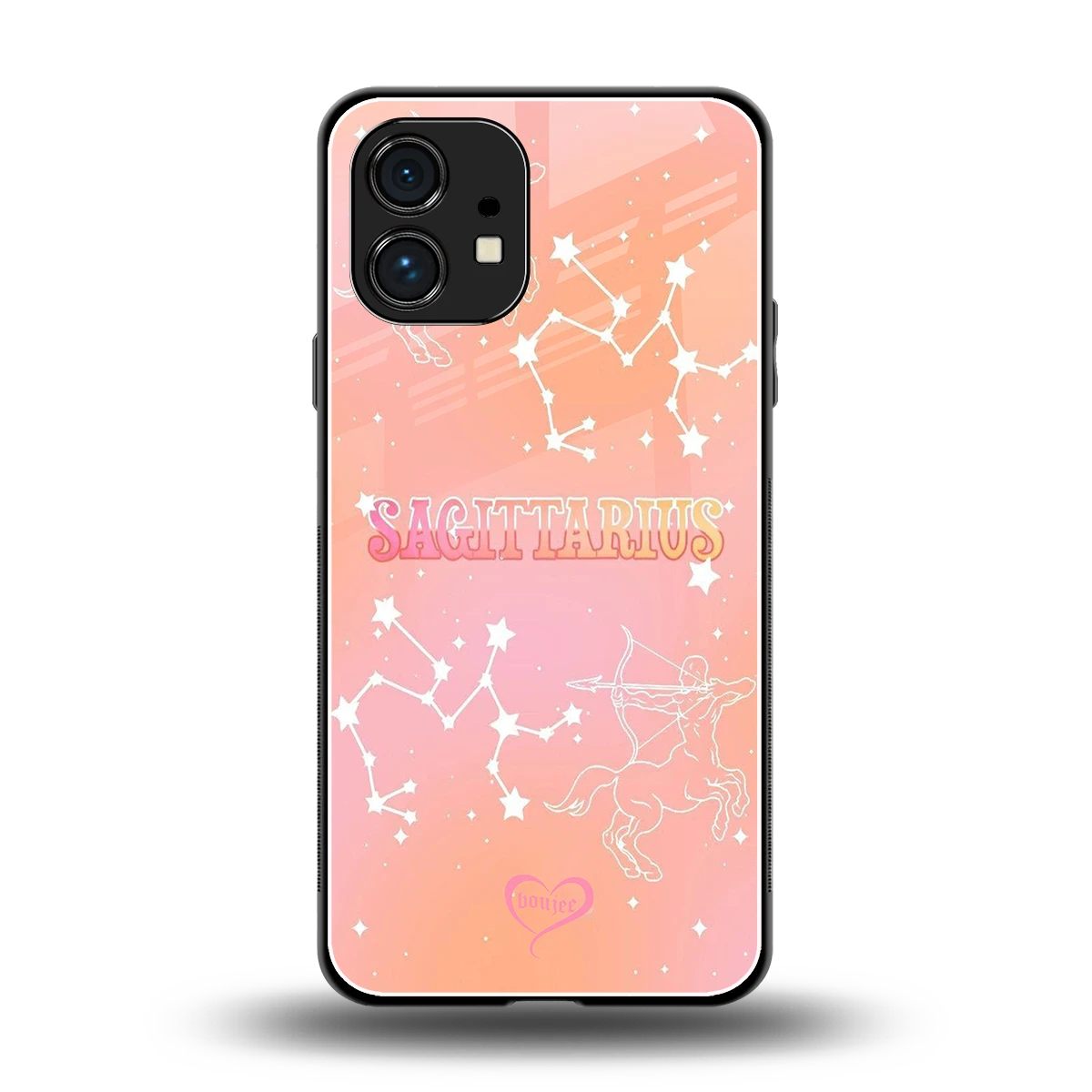 Sagittarius Aura back phone cover | glass case for nothing phone 1