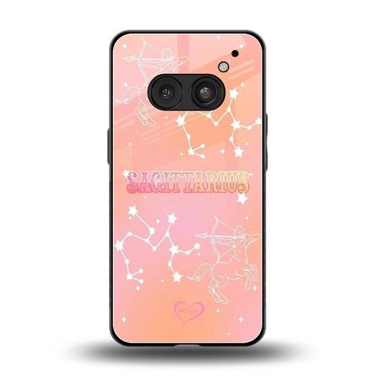 Sagittarius Aura back phone cover | glass case for nothing phone 2a