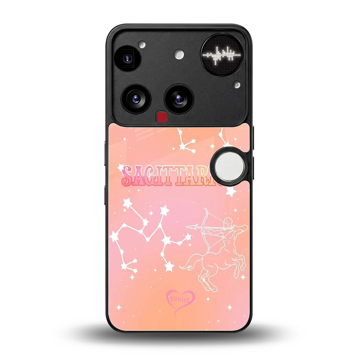 Sagittarius Aura back phone cover | glass case for nothing phone 3