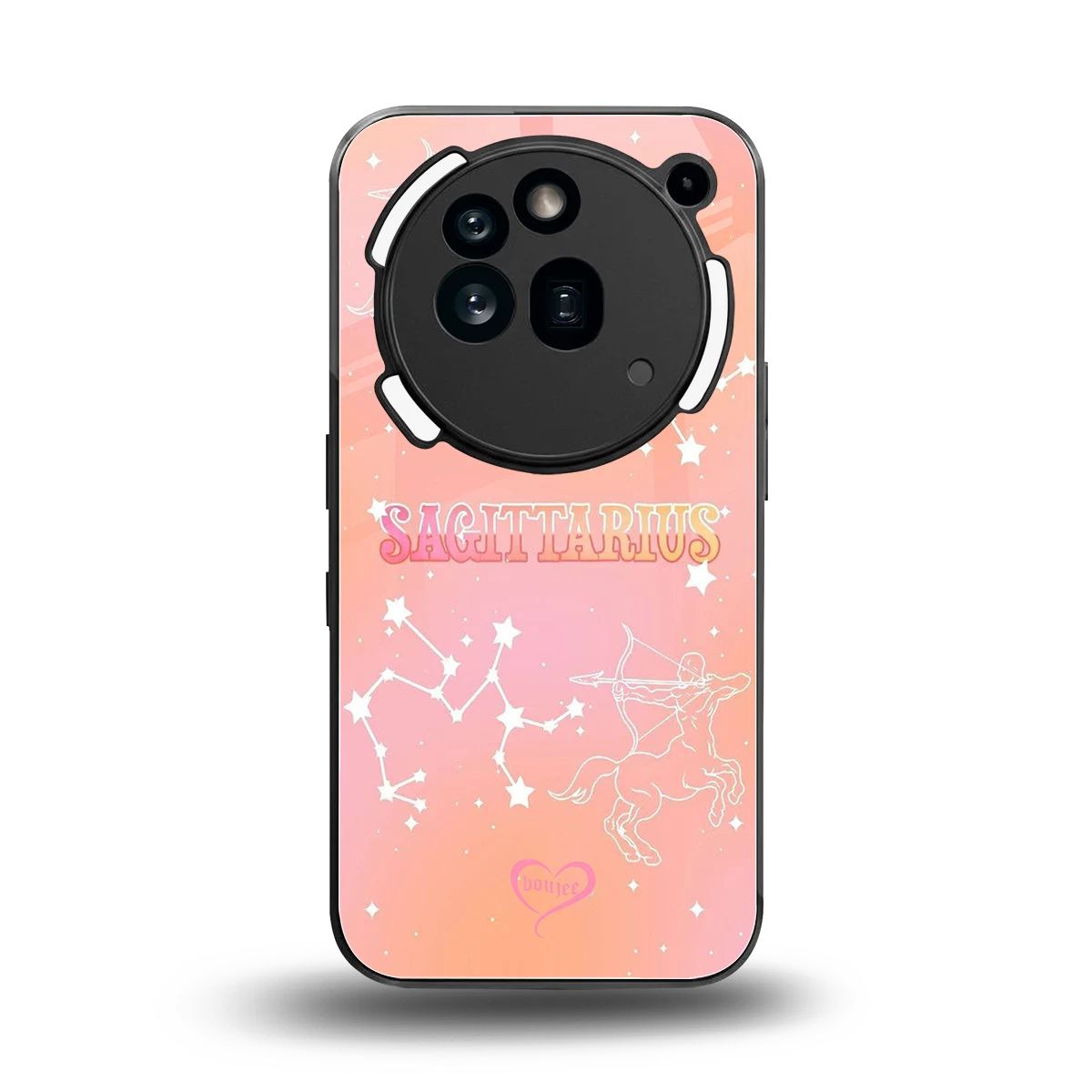 Sagittarius Aura back phone cover | glass case for nothing phone 3a pro