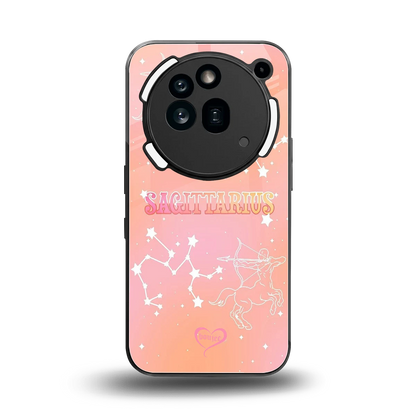 Sagittarius Aura back phone cover | glass case for nothing phone 3a pro