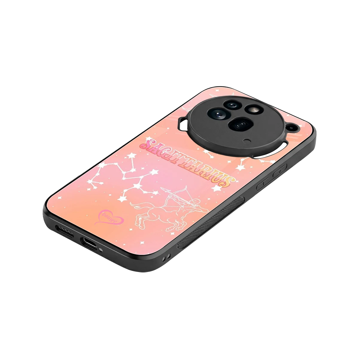 Sagittarius Aura stylish phone case for nothing phone 3a pro | glossy glass and slim fit