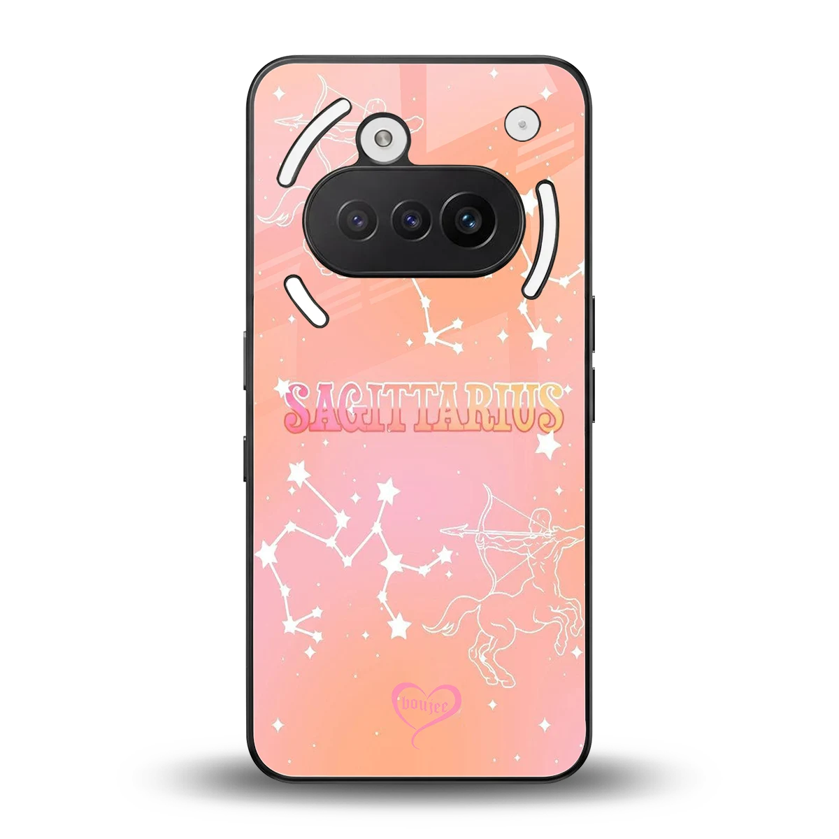 Sagittarius Aura back phone cover | glass case for nothing phone 3a