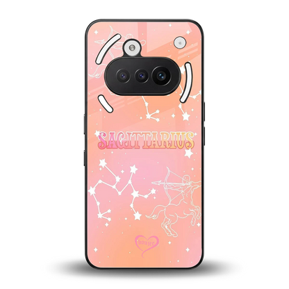 Sagittarius Aura back phone cover | glass case for nothing phone 3a