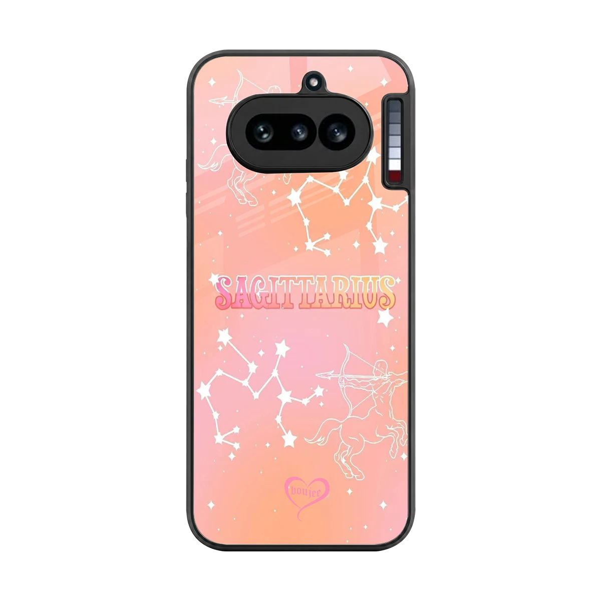 Sagittarius Aura back phone cover | glass case for nothing phone 4a