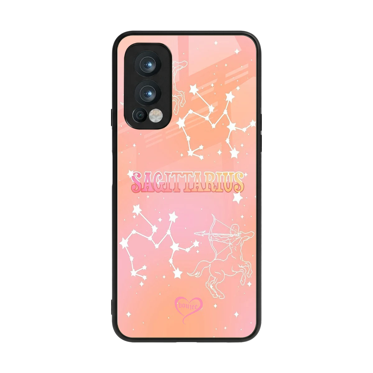 Sagittarius Aura back phone cover | glass case for oneplus nord 2