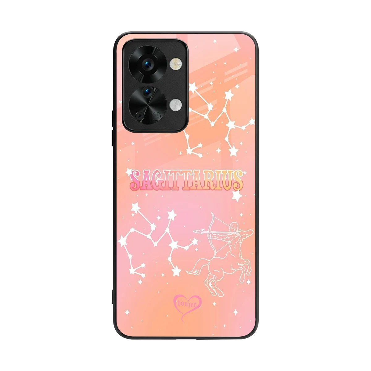 Sagittarius Aura back phone cover | glass case for oneplus nord 2t