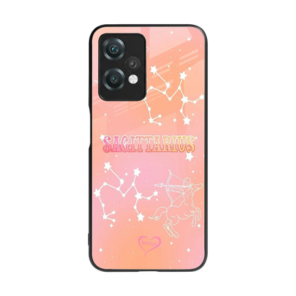 Sagittarius Aura back phone cover | glass case for oneplus nord ce 2 lite