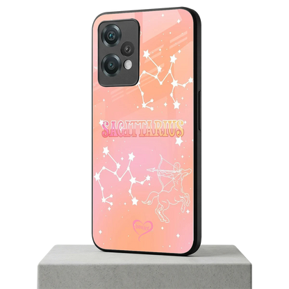Sagittarius Aura oneplus nord ce 2 lite mobile cover | shockproof glass phone case