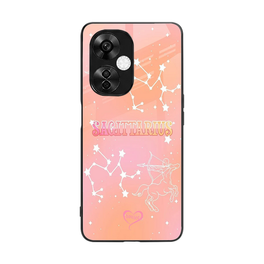 Sagittarius Aura back phone cover | glass case for oneplus nord ce 3 lite