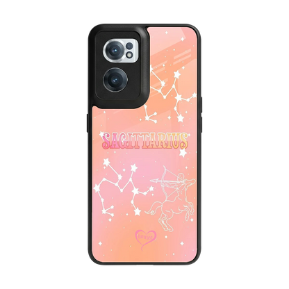 Sagittarius Aura back phone cover | glass case for oneplus nord ce 2