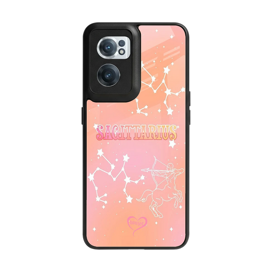 Sagittarius Aura back phone cover | glass case for oneplus nord ce 2