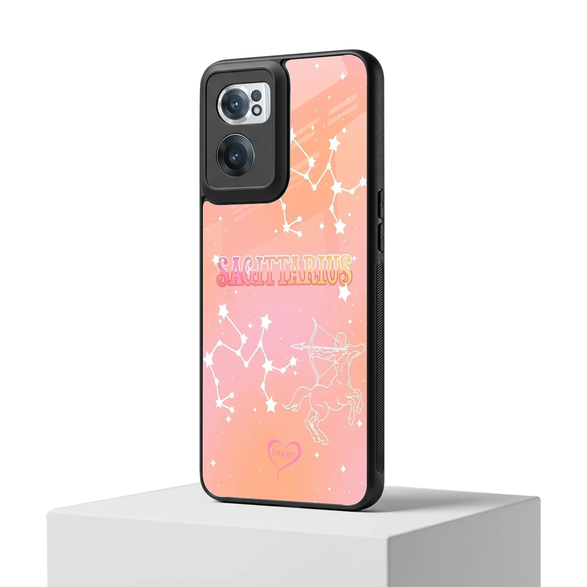 Sagittarius Aura oneplus nord ce 2 mobile cover | shockproof glass phone case