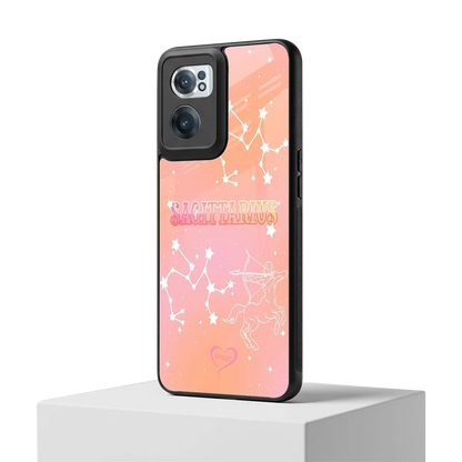 Sagittarius Aura oneplus nord ce 2 mobile cover | shockproof glass phone case