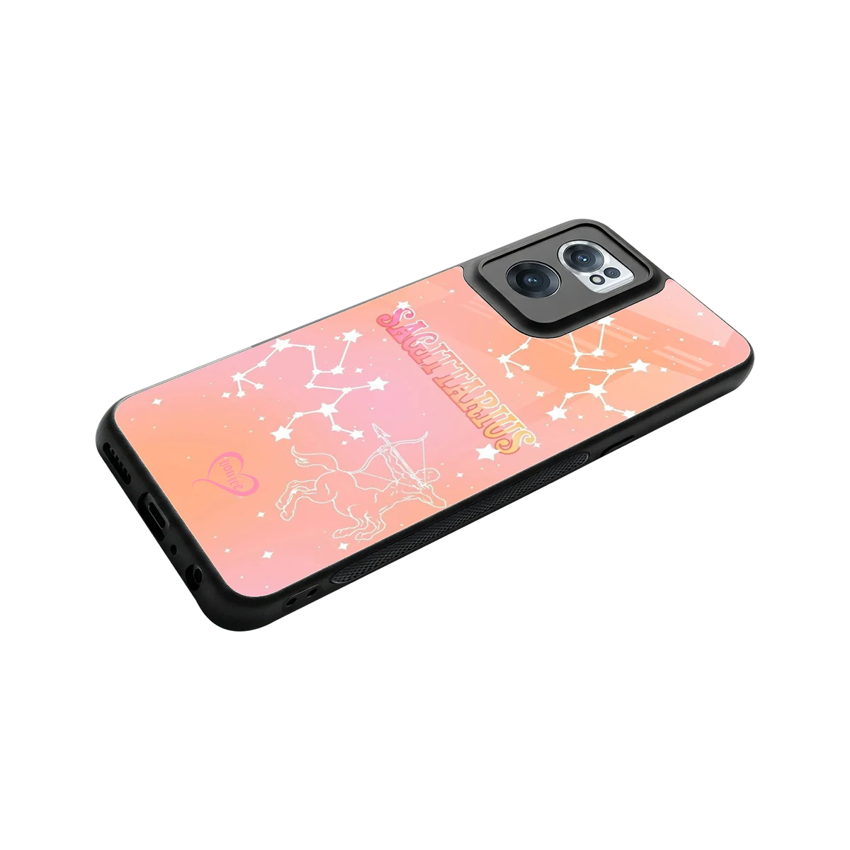 Sagittarius Aura stylish phone case for oneplus nord ce 2 | glossy glass and slim fit