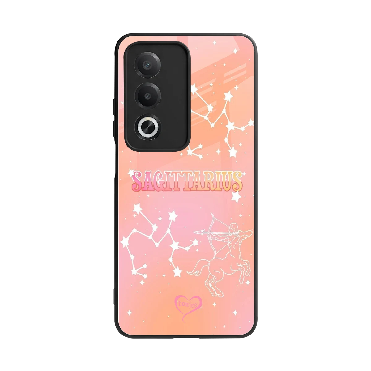 Sagittarius Aura back phone cover | glass case for oppo a3 pro