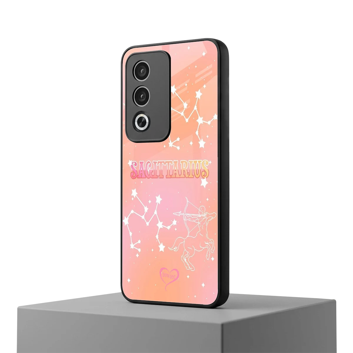 Sagittarius Aura oppo a3 pro mobile cover | shockproof glass phone case