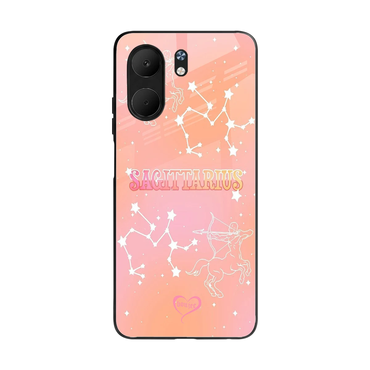 Sagittarius Aura back phone cover | glass case for oppo a5x 5g