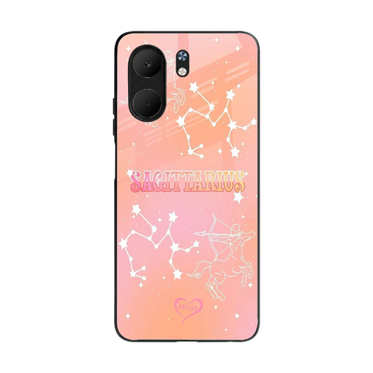 Sagittarius Aura back phone cover | glass case for oppo a5x 5g