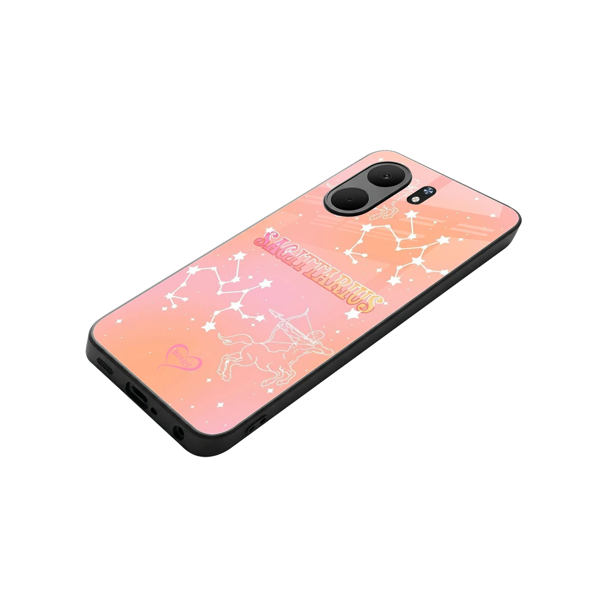 Sagittarius Aura stylish phone case for oppo a5x 5g | glossy glass and slim fit
