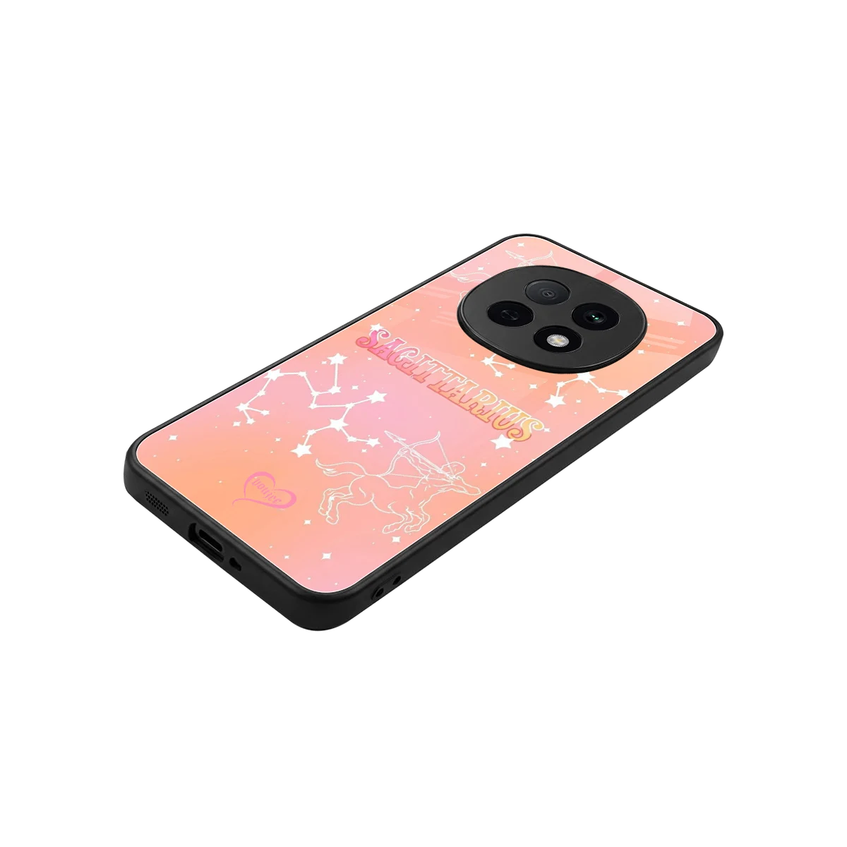 Sagittarius Aura stylish phone case for oppo f29 pro 5g | glossy glass and slim fit