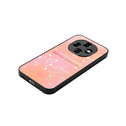 Sagittarius Aura stylish phone case for oppo f31 pro 5g | glossy glass and slim fit