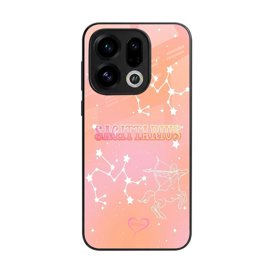 Sagittarius Aura back phone cover | glass case for oppo find x9