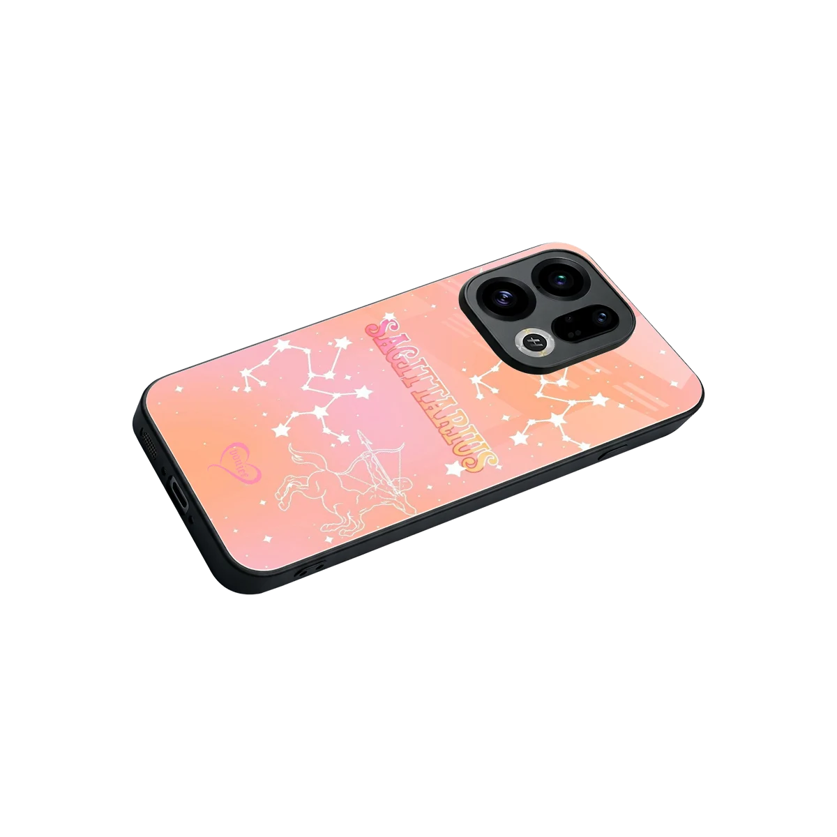 Sagittarius Aura stylish phone case for oppo find x9 | glossy glass and slim fit