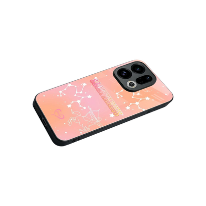 Sagittarius Aura stylish phone case for oppo find x9 | glossy glass and slim fit