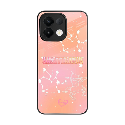 Sagittarius Aura back phone cover | glass case for oppo k13 5g