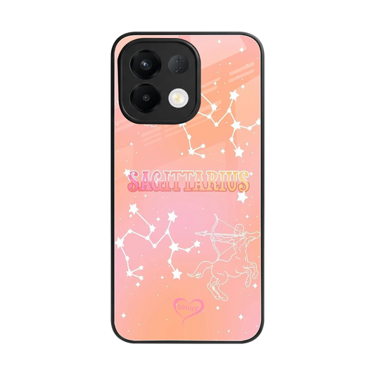 Sagittarius Aura back phone cover | glass case for oppo k13 5g