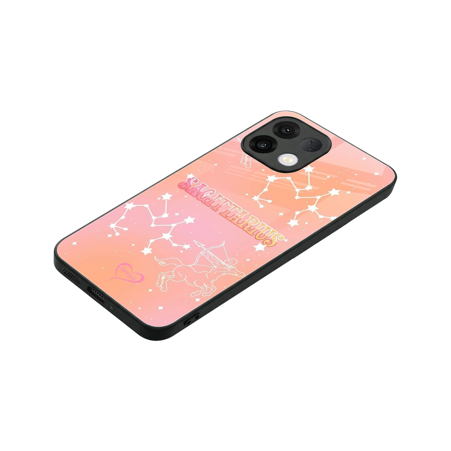 Sagittarius Aura stylish phone case for oppo k13 5g | glossy glass and slim fit