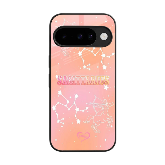 Sagittarius Aura back phone cover | glass case for google pixel 10