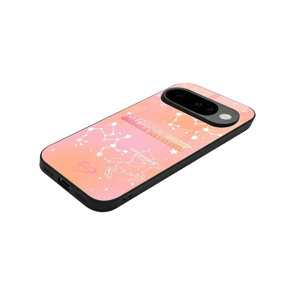 Sagittarius Aura stylish phone case for google pixel 10 | glossy glass and slim fit