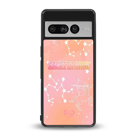 Sagittarius Aura back phone cover | glass case for google pixel 7 pro