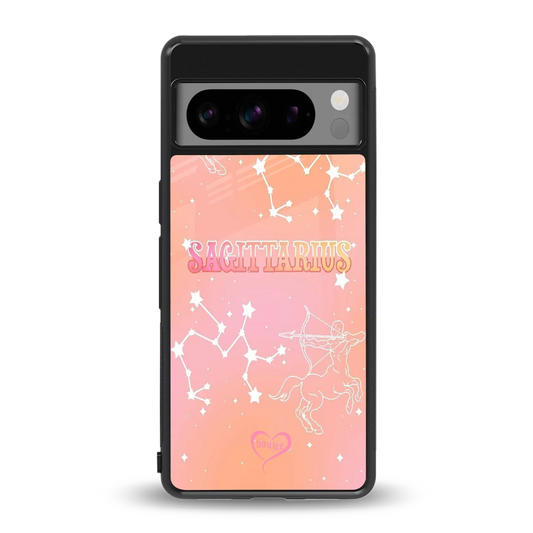 Sagittarius Aura back phone cover | glass case for google pixel 8 pro