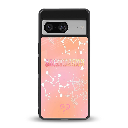 Sagittarius Aura back phone cover | glass case for google pixel 8