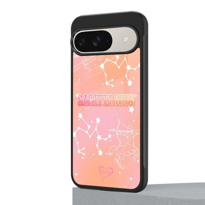 Sagittarius Aura google pixel 9 mobile cover | shockproof glass phone case