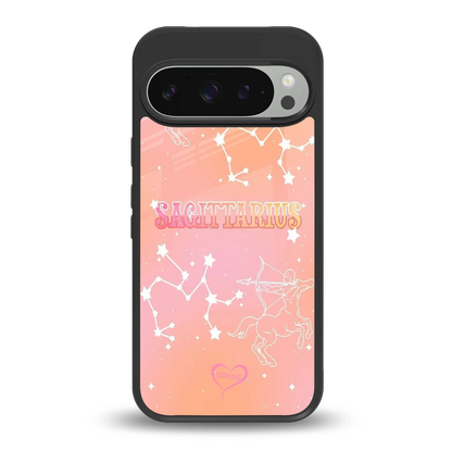 Sagittarius Aura back phone cover | glass case for google pixel 9 pro