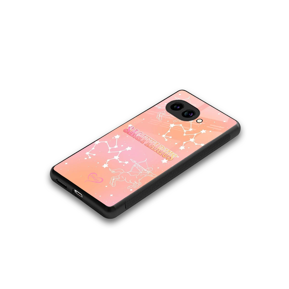 Sagittarius Aura stylish phone case for google pixel 10a | glossy glass and slim fit